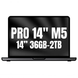 Apple Macbook Pro 14"/ M5 Max 18-Core CPU/ 36GB/ 2TB SSD/ 32-Core GPU/ Negro Espacial
