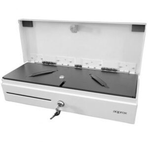 Cajón Portamonedas 10POS CP-405N/ Manual y Automático/ Negro