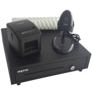 Cajón Portamonedas 10POS CP-405N/ Manual y Automático/ Negro