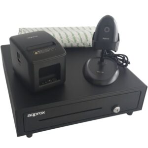 Cajón Portamonedas 10POS CP-405N/ Manual y Automático/ Negro