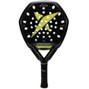 Pala de Pádel Drop Shot Cyber Attack 2026/ Negra