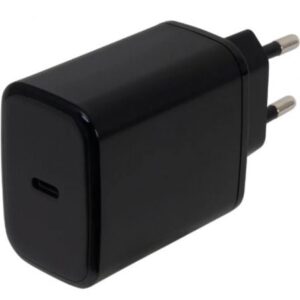 Cargador de Pared GaN Fonestar POWER-C-65/ 1xUSB Tipo-C/ 65W/ Negro