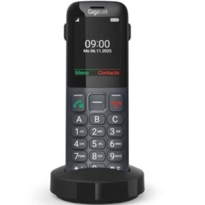 Teléfono Inalámbrico Gigaset Comfort 600 SIM/ Negro