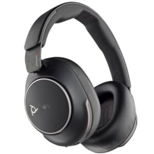 Auriculares Inalámbricos Poly Voyager Surround 80 UC USB Tipo-C + Adaptador USB-C/A/ con Micrófono/ Bluetooth/ Negros