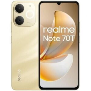 Smartphone Realme Note 70T 4GB/ 256GB/ 6.74"/ Dorado Playa