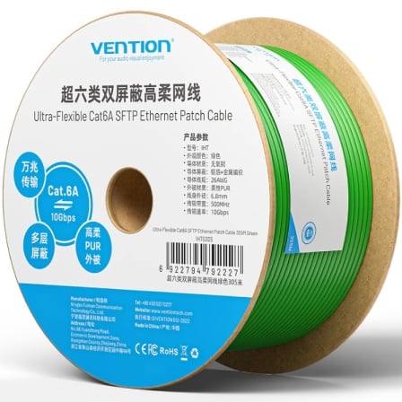 Vention IHTG305 · Cat.6A SFTP · 305 m